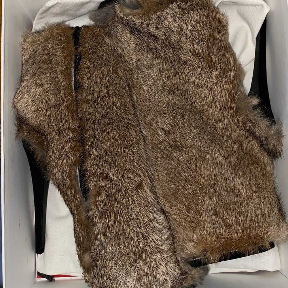 Celine Rabbit Fur Boots - Picture 9 of 10